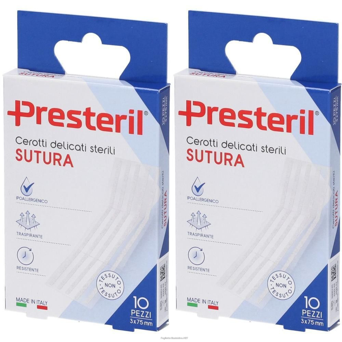 Cerca Offerte di medipresteril cerotti delicati sterili sutura 3 x 75mm 2x10 pz cerotto e acquista online