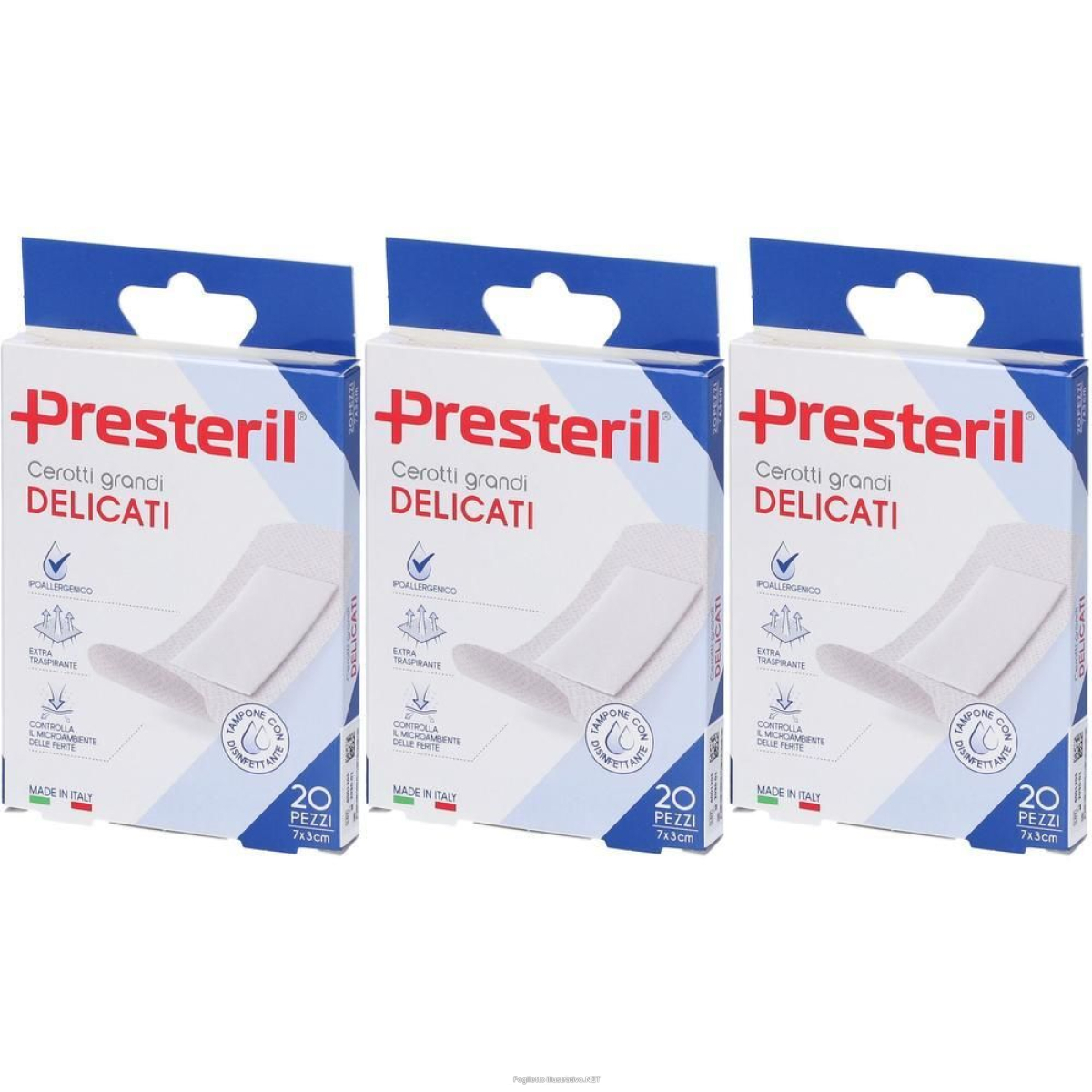 Cerca Offerte di medipresteril® cerotti grandi delicati 7 cm x 3 3x20 pz cerotto e acquista online