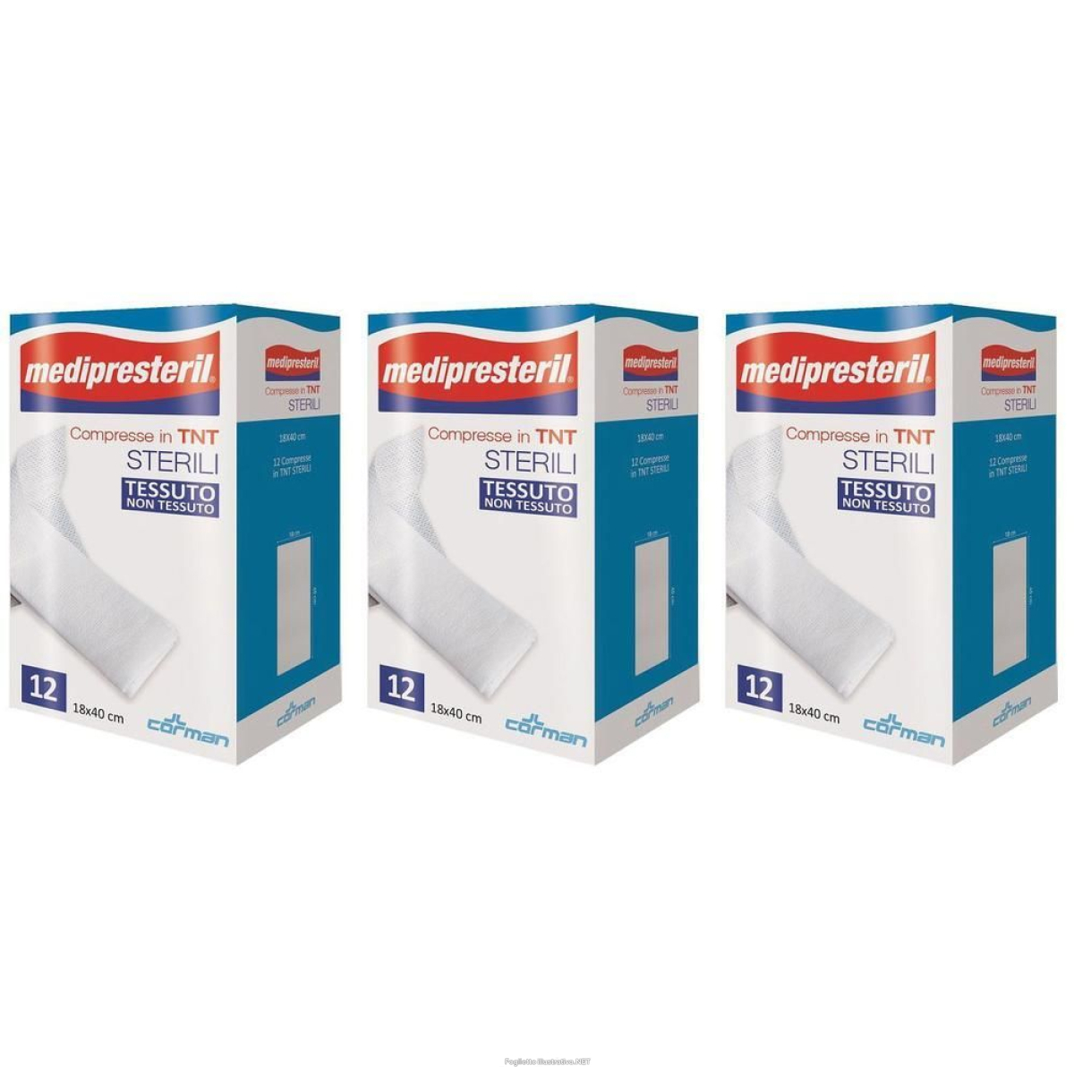 Cerca Offerte di medipresteril compresse in tessuto non sterili 18x40 cm 3x12 s e acquista online