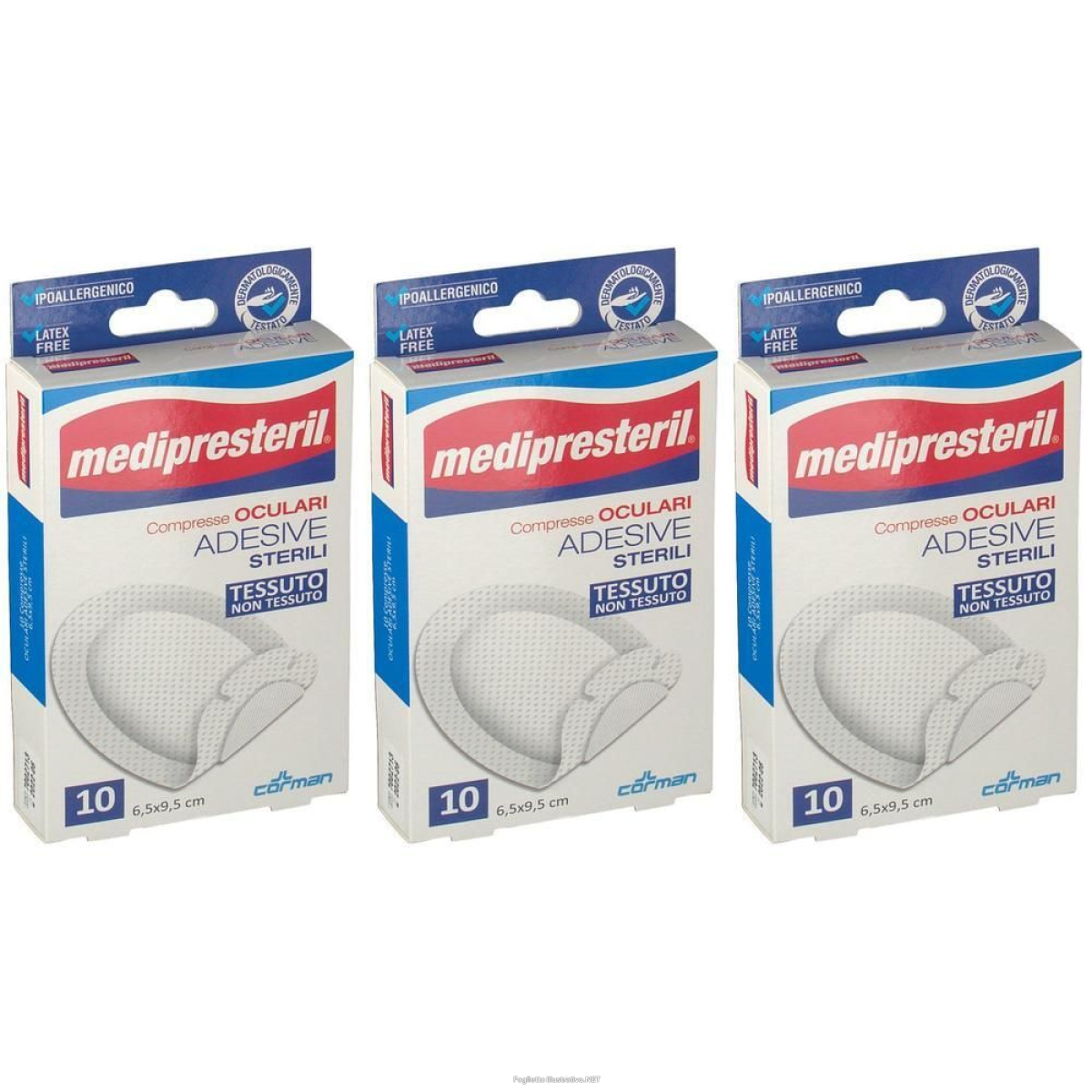 Cerca Offerte di medipresteril® compresse oculari adesive sterile 6,5 x 9,5 cm 3x10 pz e acquista online