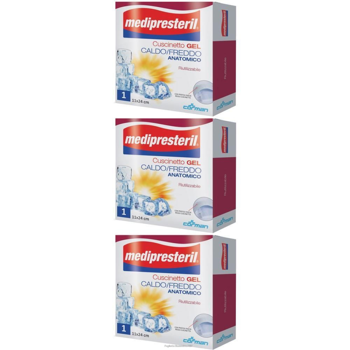 Cerca Offerte di medipresteril cuscinetto anatomico gel caldo/freddo 3x1 pz cerotto e acquista online