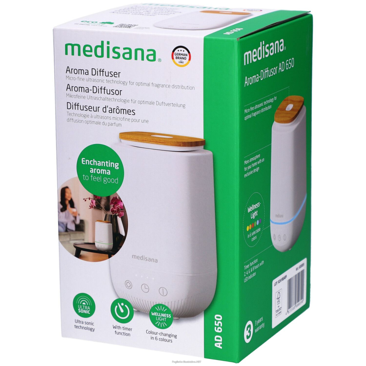 Cerca Offerte di medisana ad 650 diffusore di aromi 1 pz apparecchi e acquista online