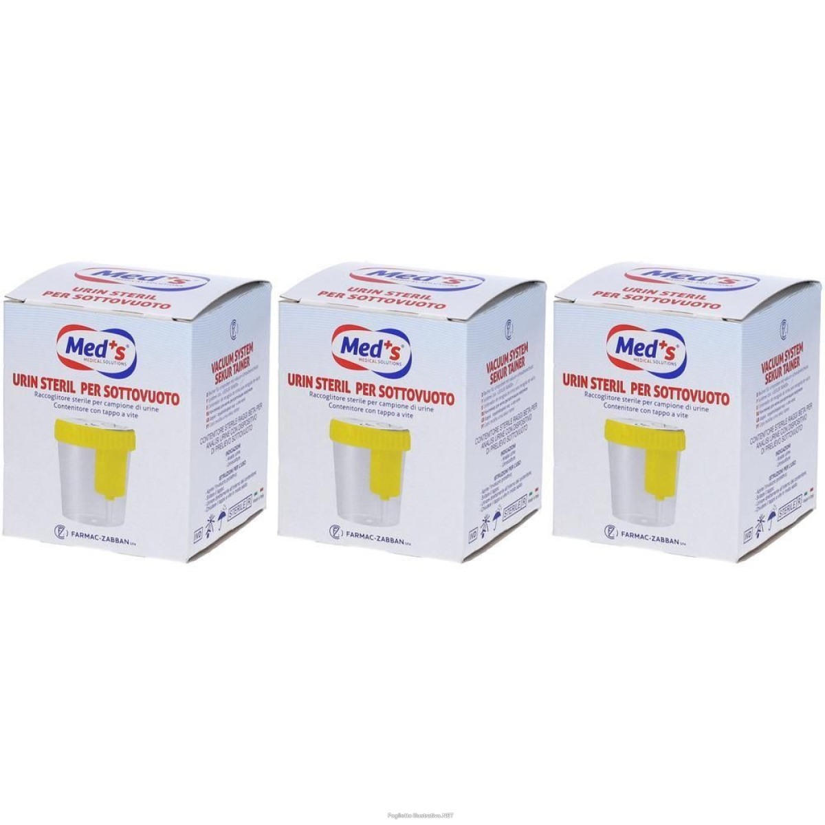 Cerca Offerte di meds contenitore urine sterile sottovuoto 3x1 st e acquista online