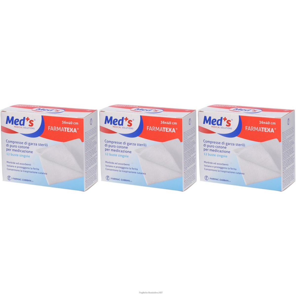 Cerca Offerte di meds® garza sterili 36 x 40 cm set da 3 3x12 pz e acquista online