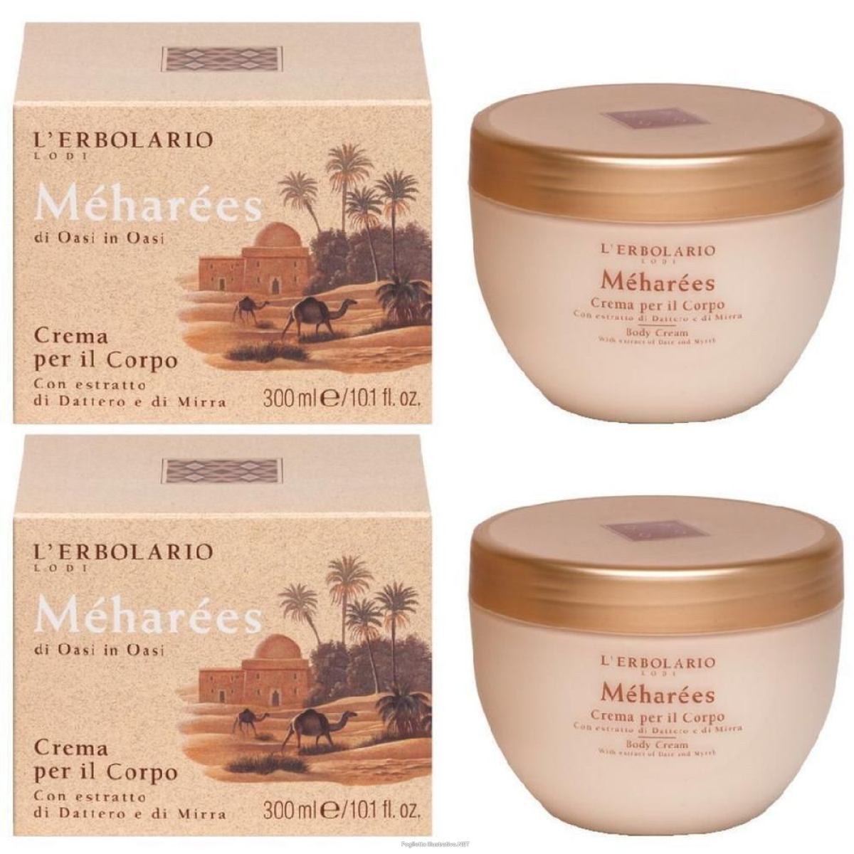 Cerca Offerte di meharees crema corpo 300 ml 2x300 ml e acquista online