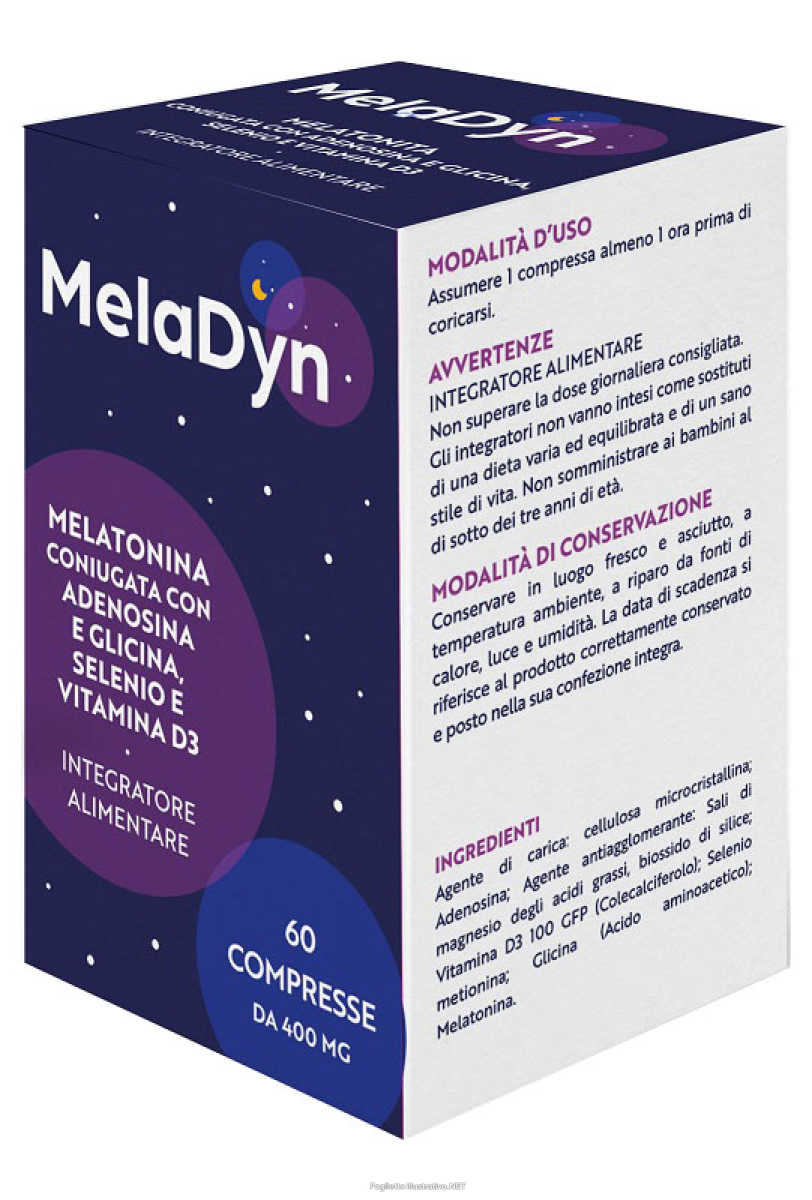 Cerca Offerte di meladyn melatonina per favorire il sonno e l'addormentamento 60 compresse 400mg e acquista online