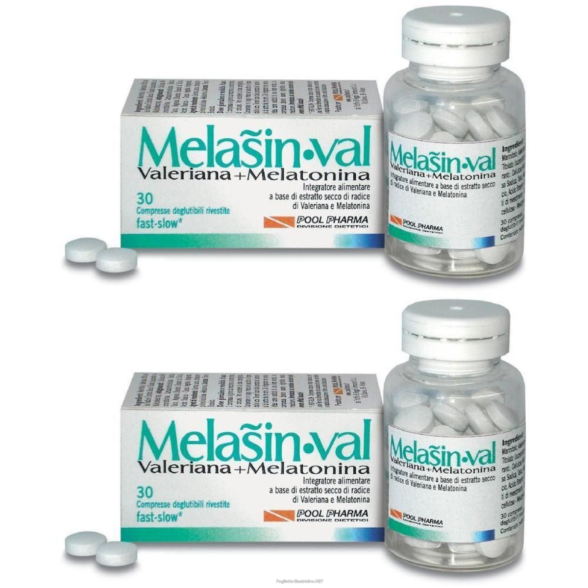 Cerca Offerte di melasin-val 2x30 pz compresse e acquista online
