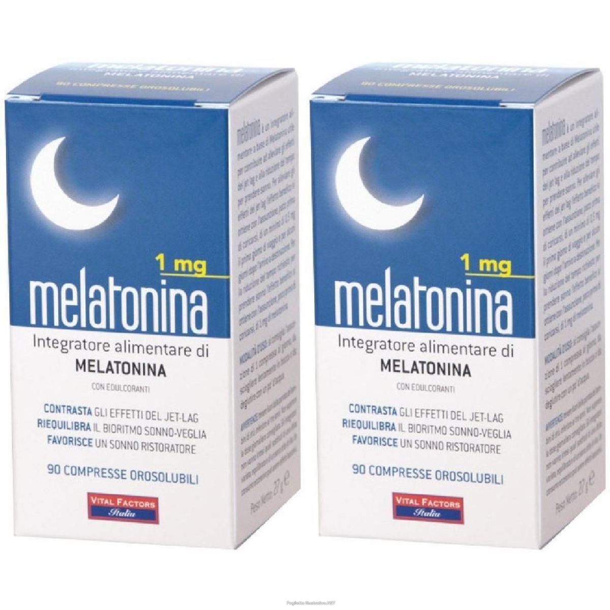 Cerca Offerte di melatonina 1 mg 90 compresse orosolubili 2x27 g e acquista online