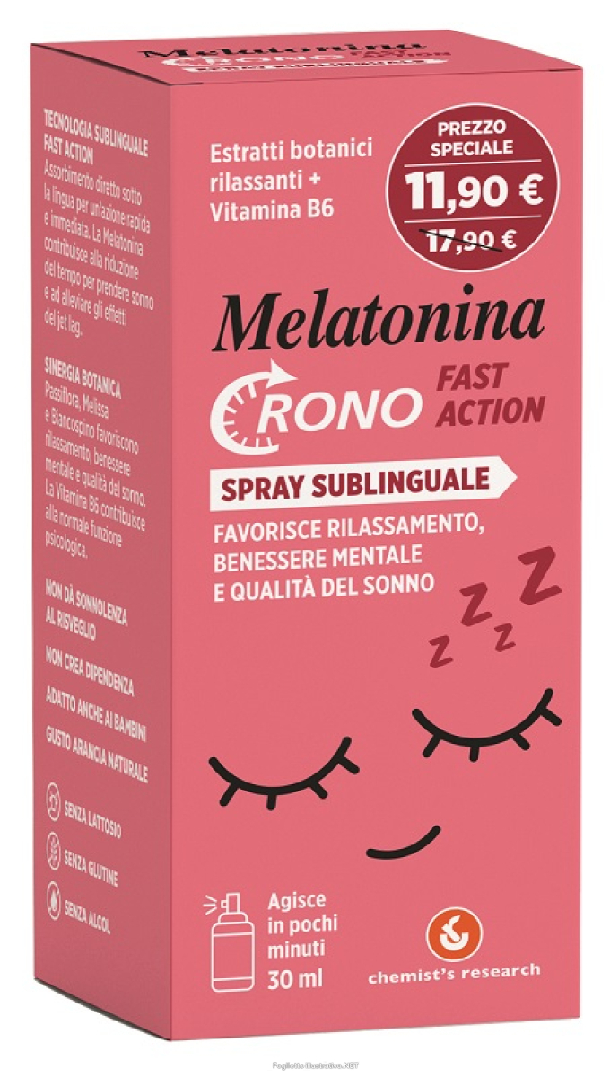 Cerca Offerte di melatonina crono spray subling e acquista online