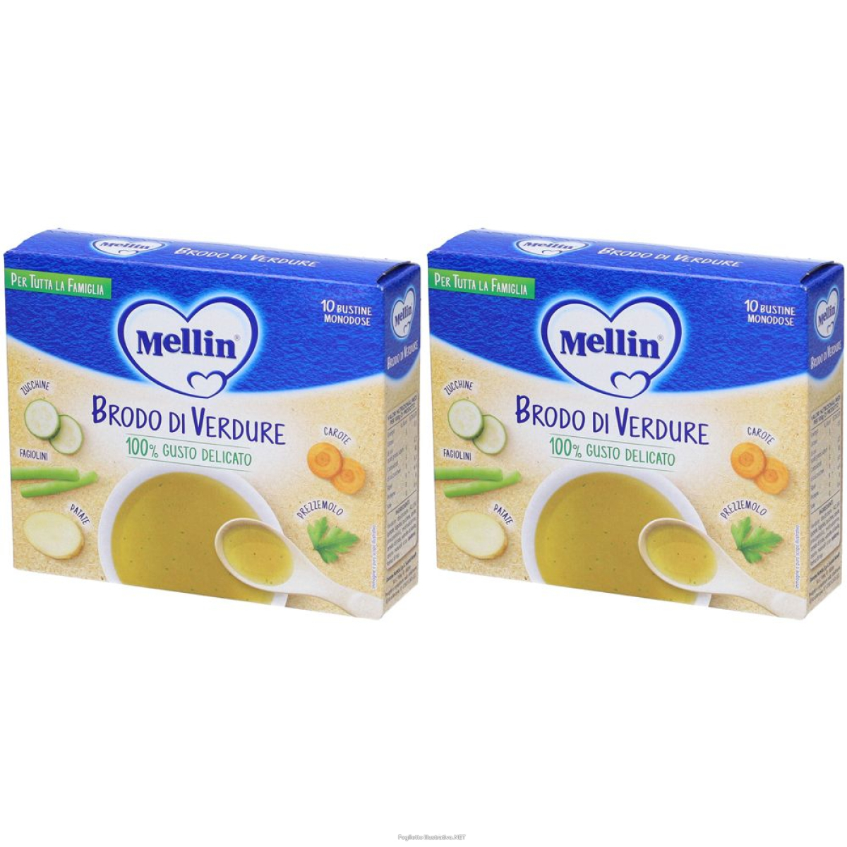 Cerca Offerte di mellin brodo di verdure set da 2 2x80 g altro e acquista online