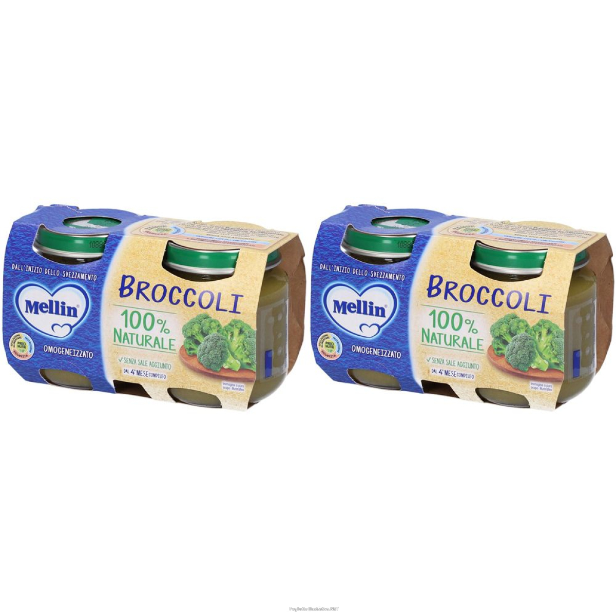 Cerca Offerte di mellin omog broccoli 2x125g set da 2 2x2x125 g pappa e acquista online