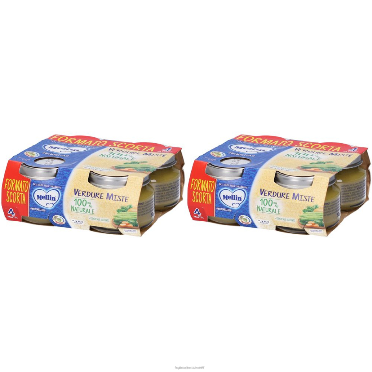 Cerca Offerte di mellin omog verdure 4x80g set da 2 2x320 g e acquista online