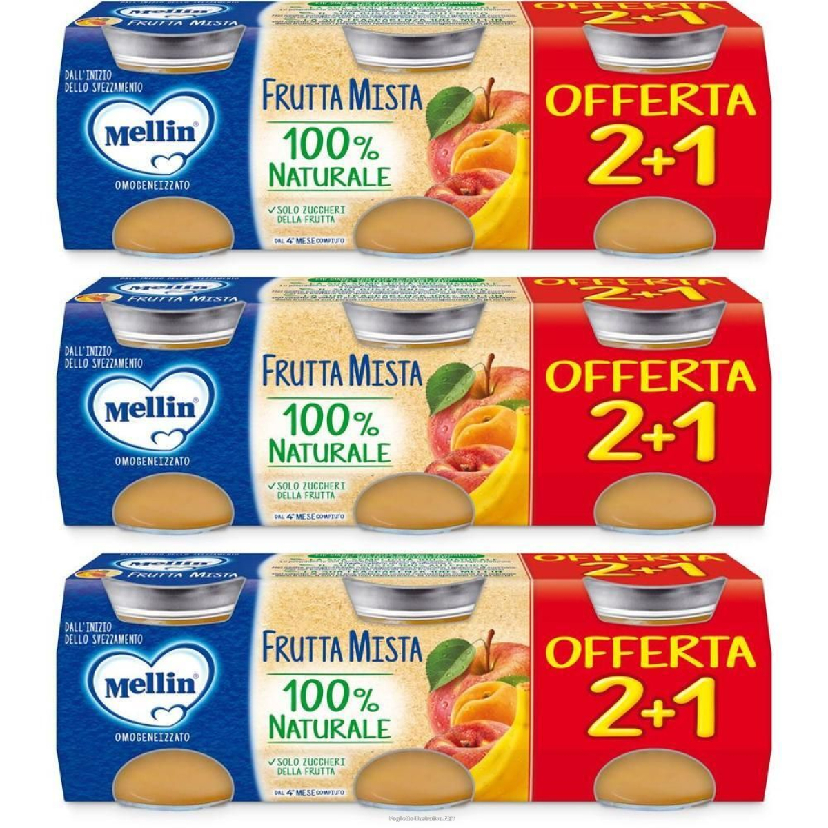 Cerca Offerte di mellin omogeneizzato frutta mista 3x3x100 g e acquista online
