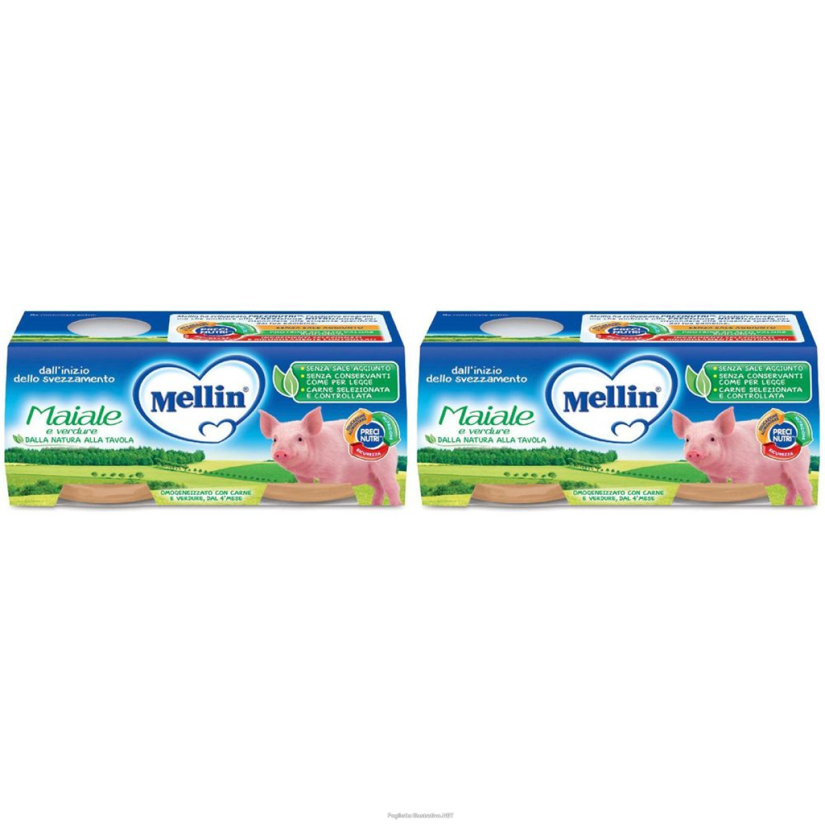 Cerca Offerte di mellin omogeneizzato maiale con verdure 2 pezzi x 80 g set da 2x2x80 e acquista online