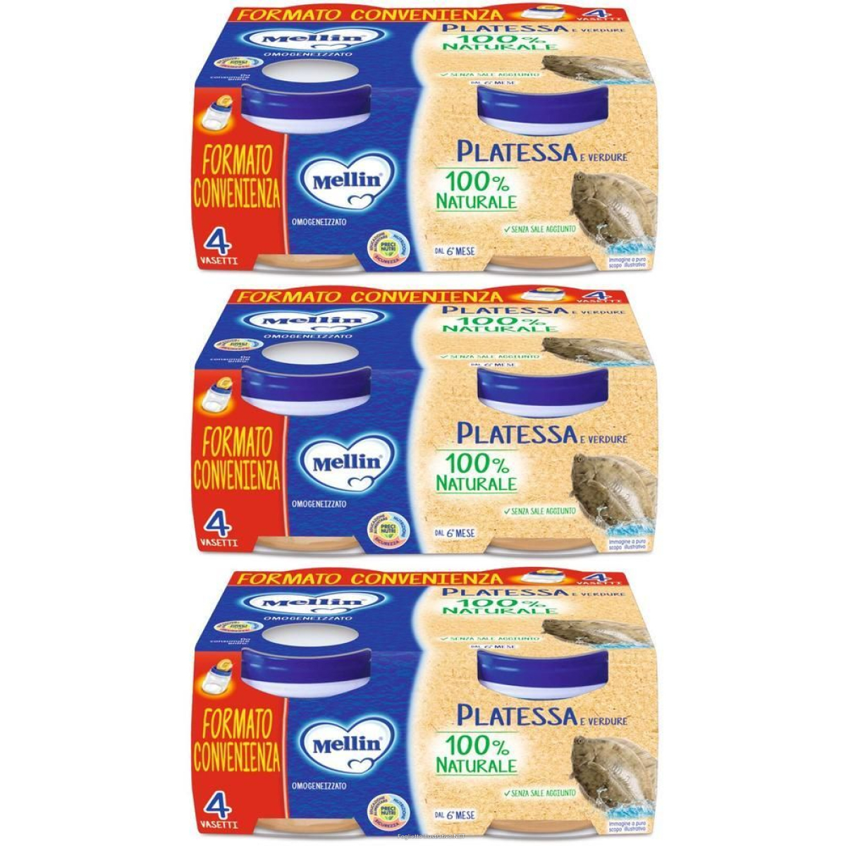 Cerca Offerte di mellin omogeneizzato platessa formato convenienza 4x80 g e acquista online