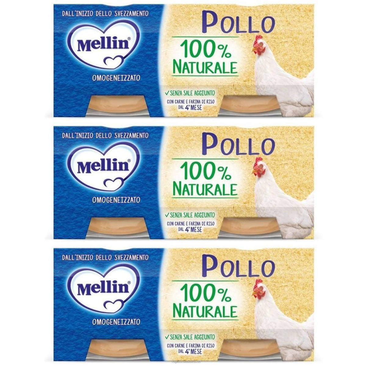 Cerca Offerte di mellin omogeneizzato pollo 2 x 80 g 3x2x80 pappa e acquista online