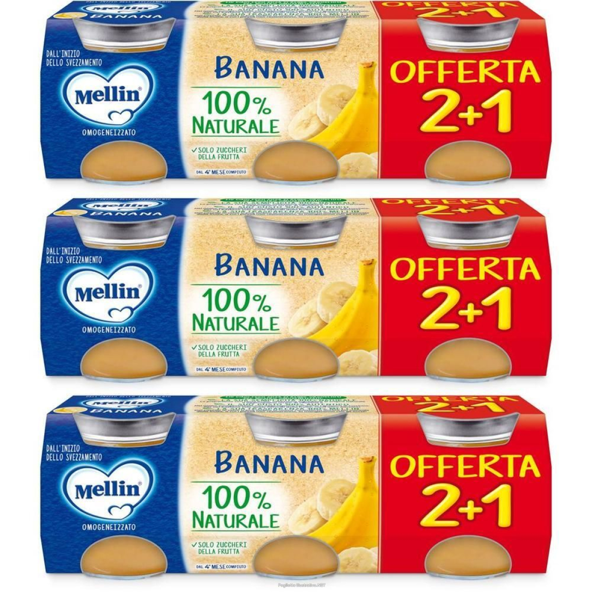 Cerca Offerte di mellin omogenizzato banana 3x3x100 g e acquista online