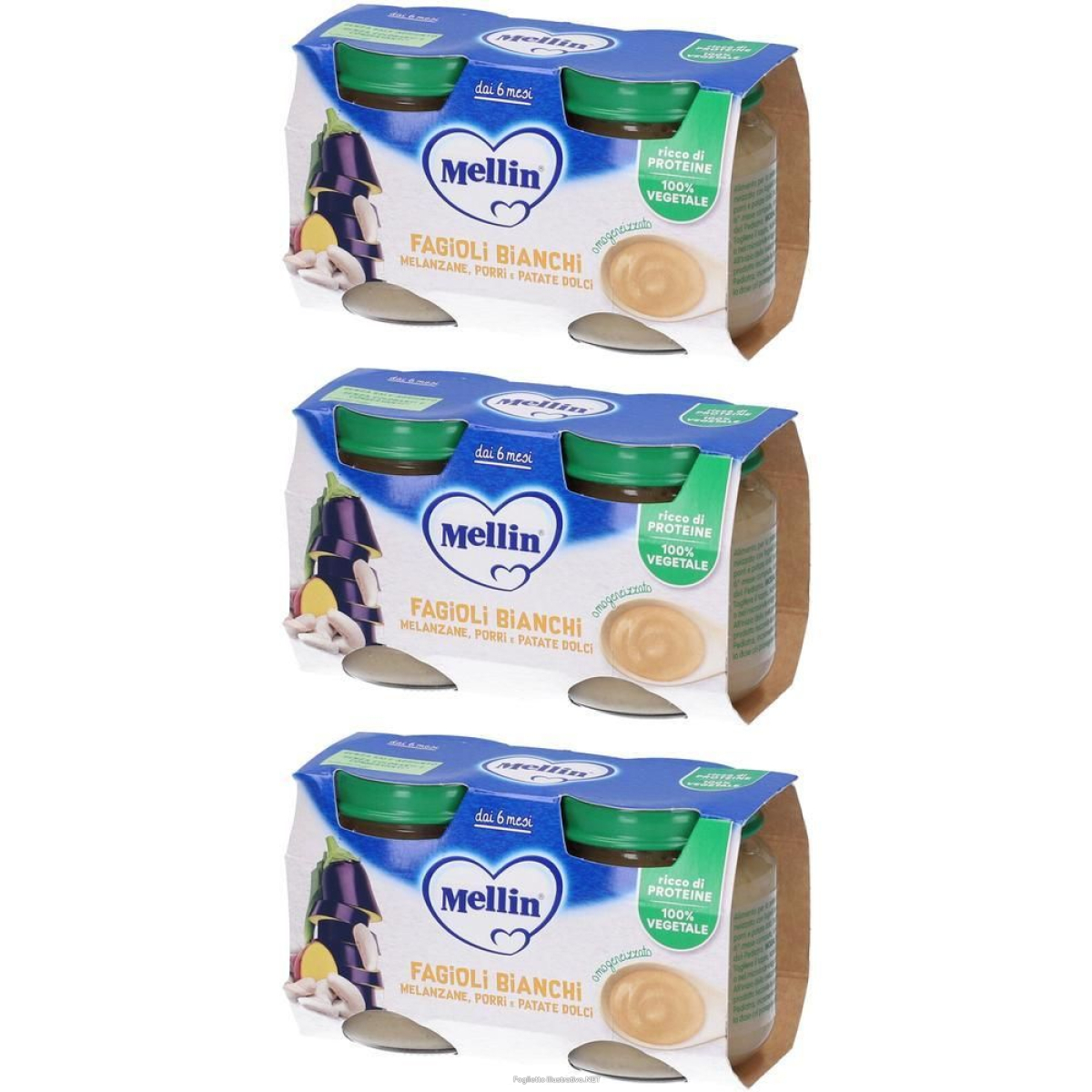 Cerca Offerte di mellin omogenizzato fagioli bianchi melanzane porri e patate dolci 3x2 e acquista online