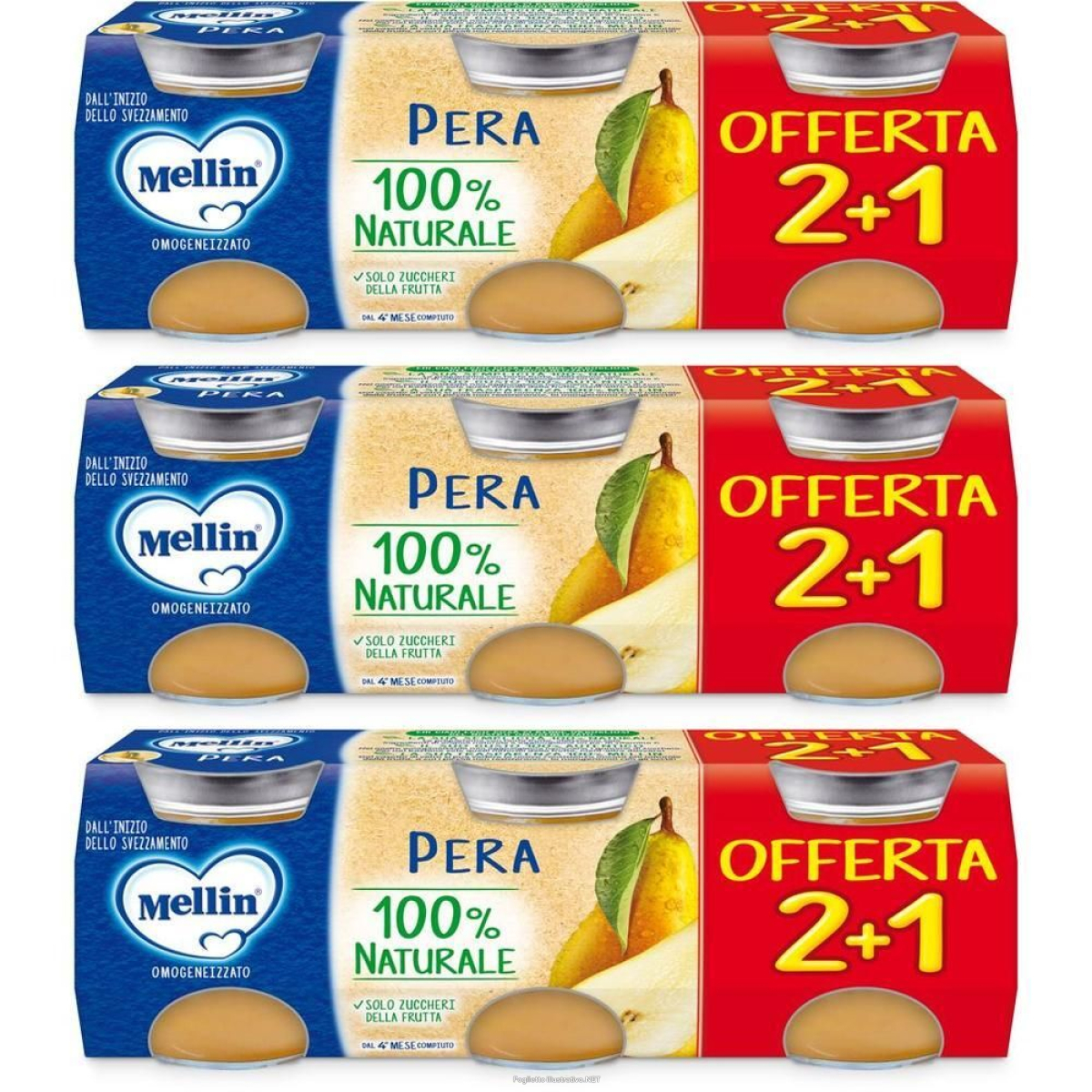Cerca Offerte di mellin omogenizzato pera 3x100 g e acquista online