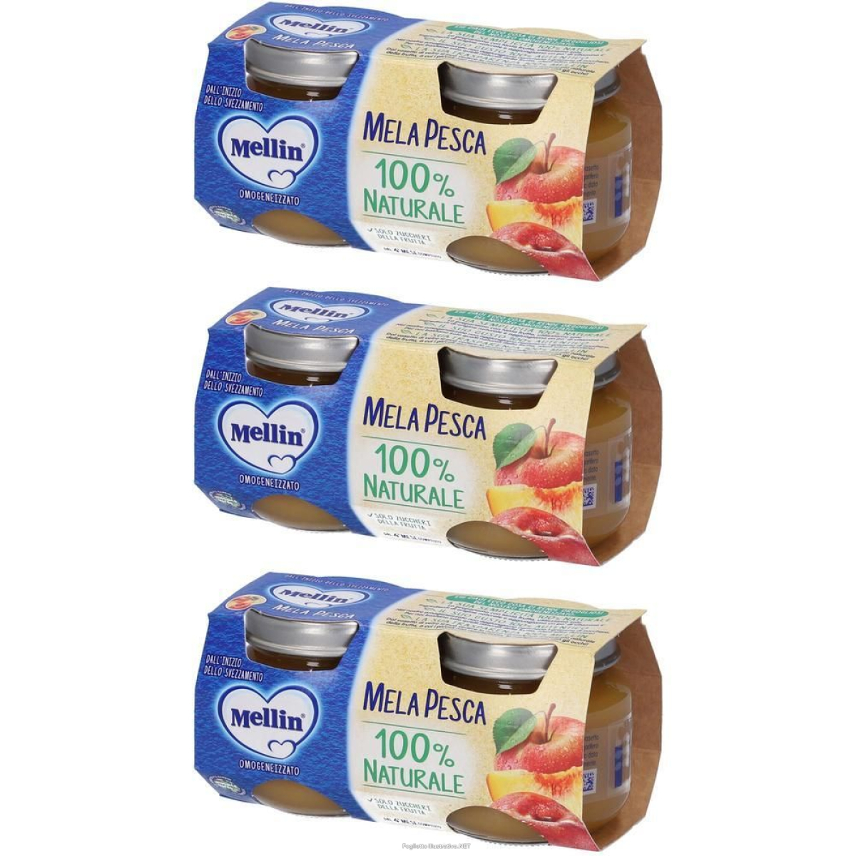Cerca Offerte di mellin® pesca con mela 3x2x100 g pappa e acquista online