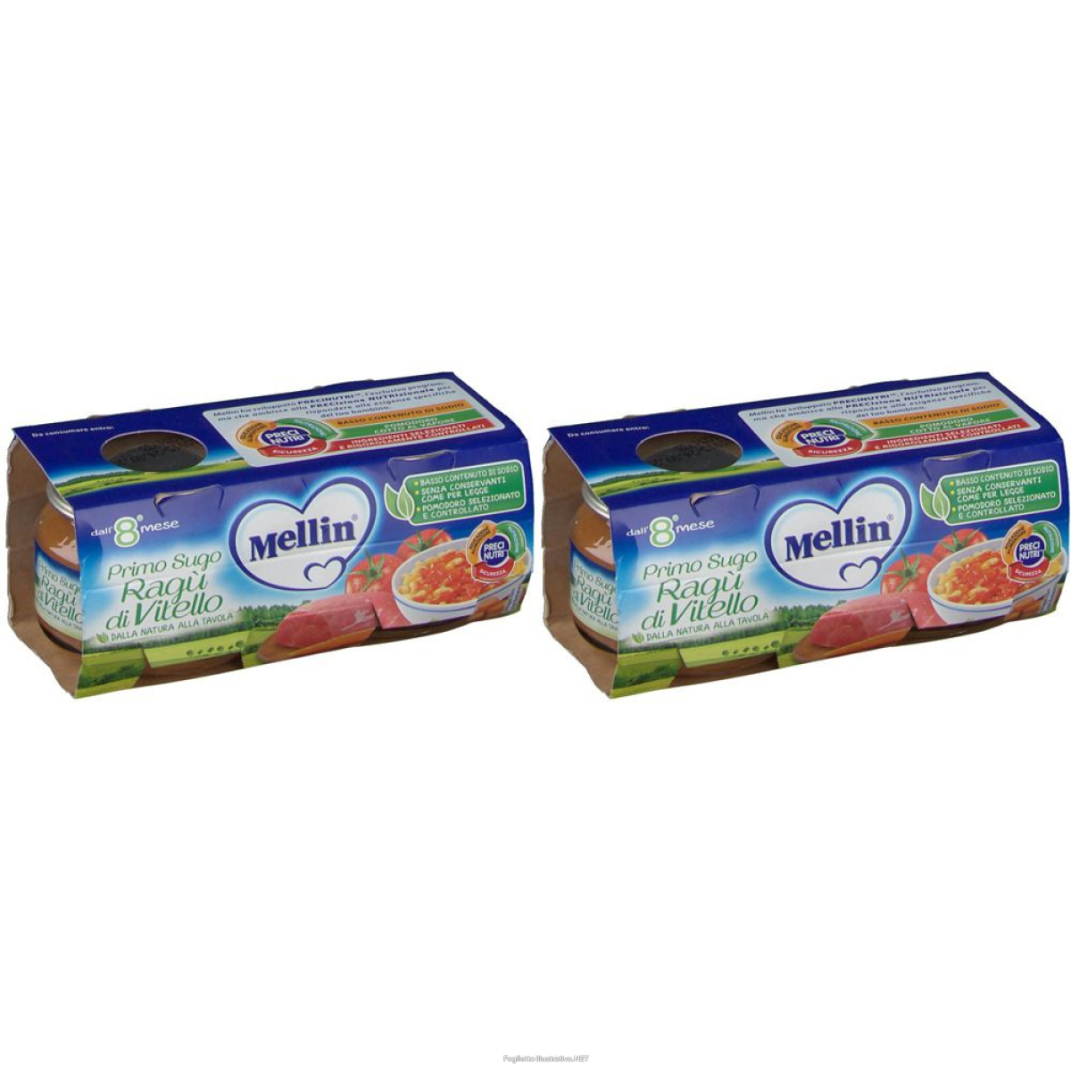Cerca Offerte di mellin® primo sugo ragú di vitello set da 2 2x2x80 g pappa e acquista online