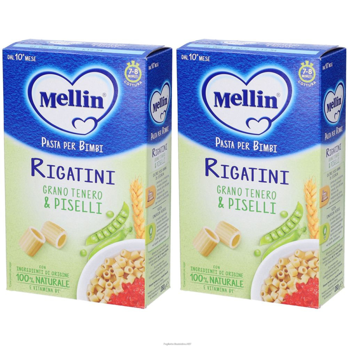 Cerca Offerte di mellin rigatini con piselli 280 g set da 2 2x280 g altro e acquista online