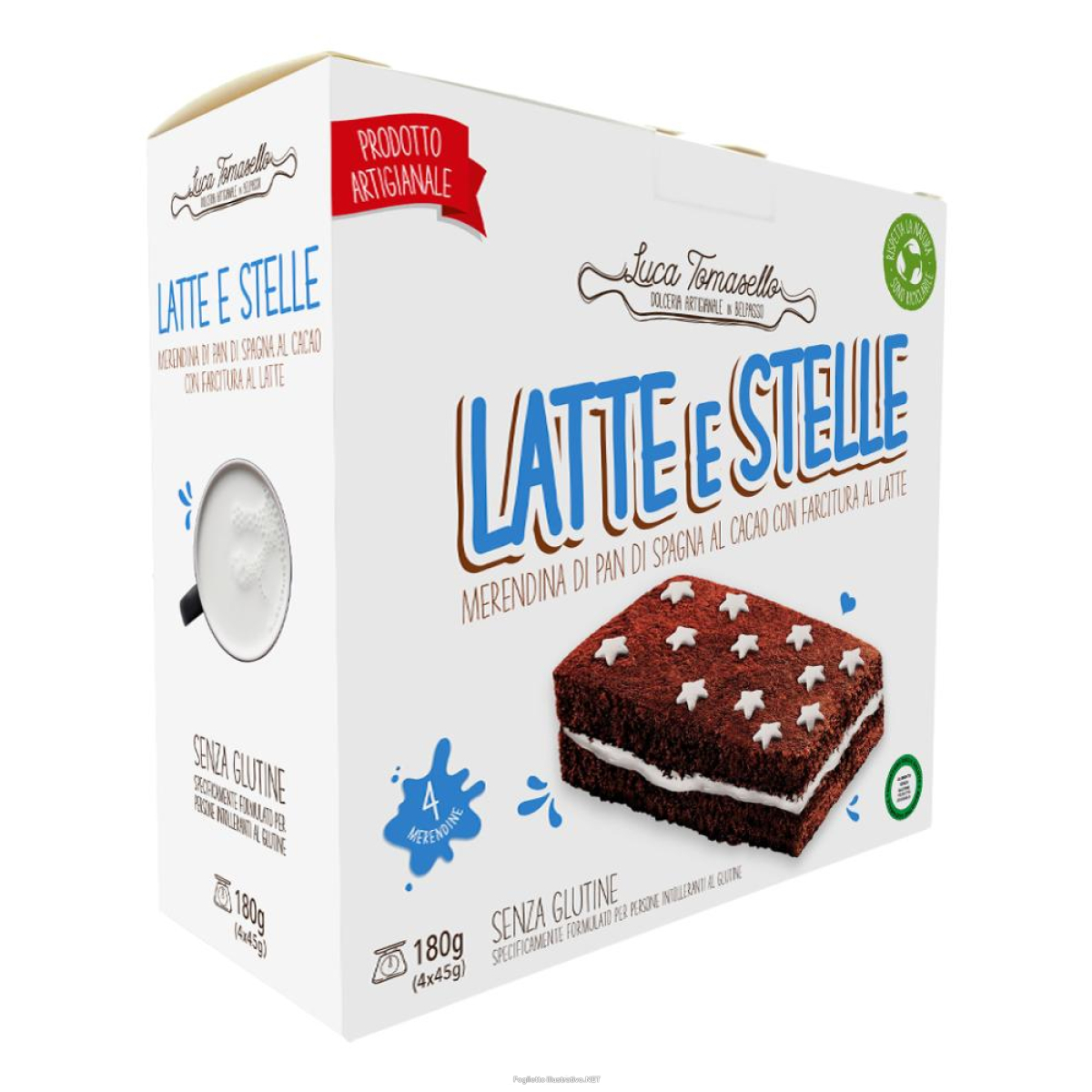 Cerca Offerte di merendina latte e stelle 4 pezzi da 45 g e acquista online