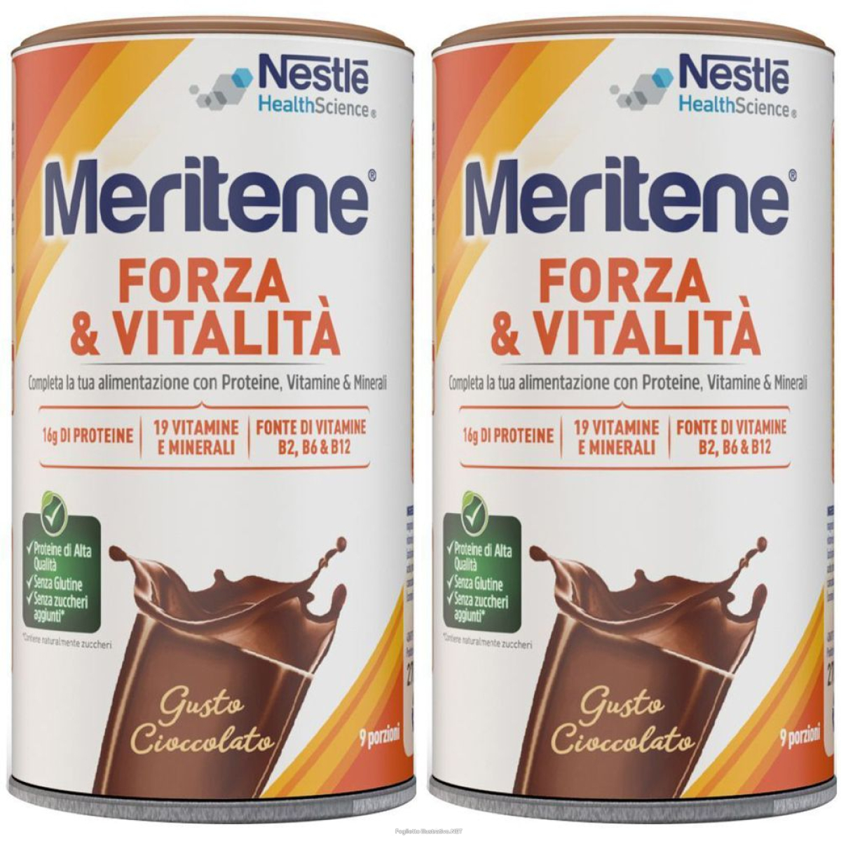 Cerca Offerte di meritene gusto cioccolato set da 2 2x270 g polvere e acquista online