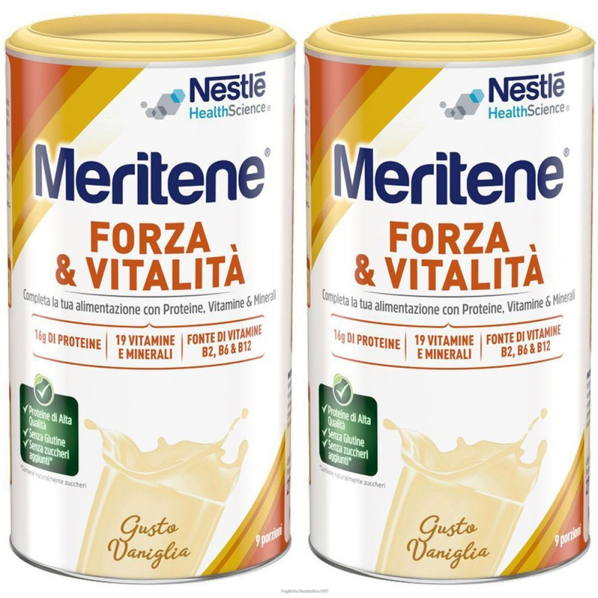 Cerca Offerte di meritene gusto vaniglia set da 2 2x270 g polvere e acquista online