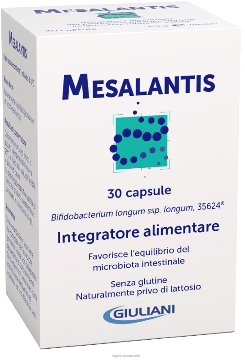 Cerca Offerte di mesalantis integratore per il benessere intestinale con probiotico 30 capsule e acquista online