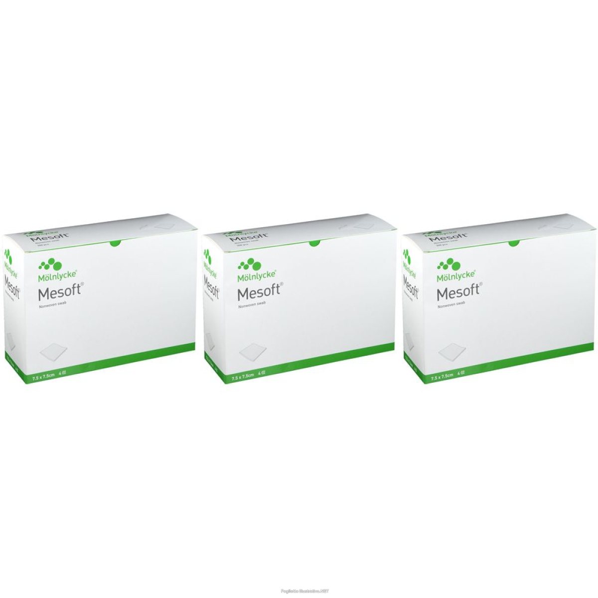 Cerca Offerte di mesoft® 7,5 x 7,5cm 300 pz set da 3 3x300 garza per ferite e acquista online