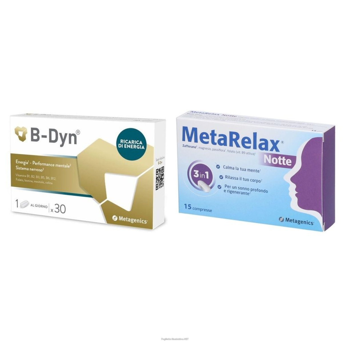 Cerca Offerte di metagenics b-dyn® + metarelax notte 15 compresse 30+15 pz s e acquista online