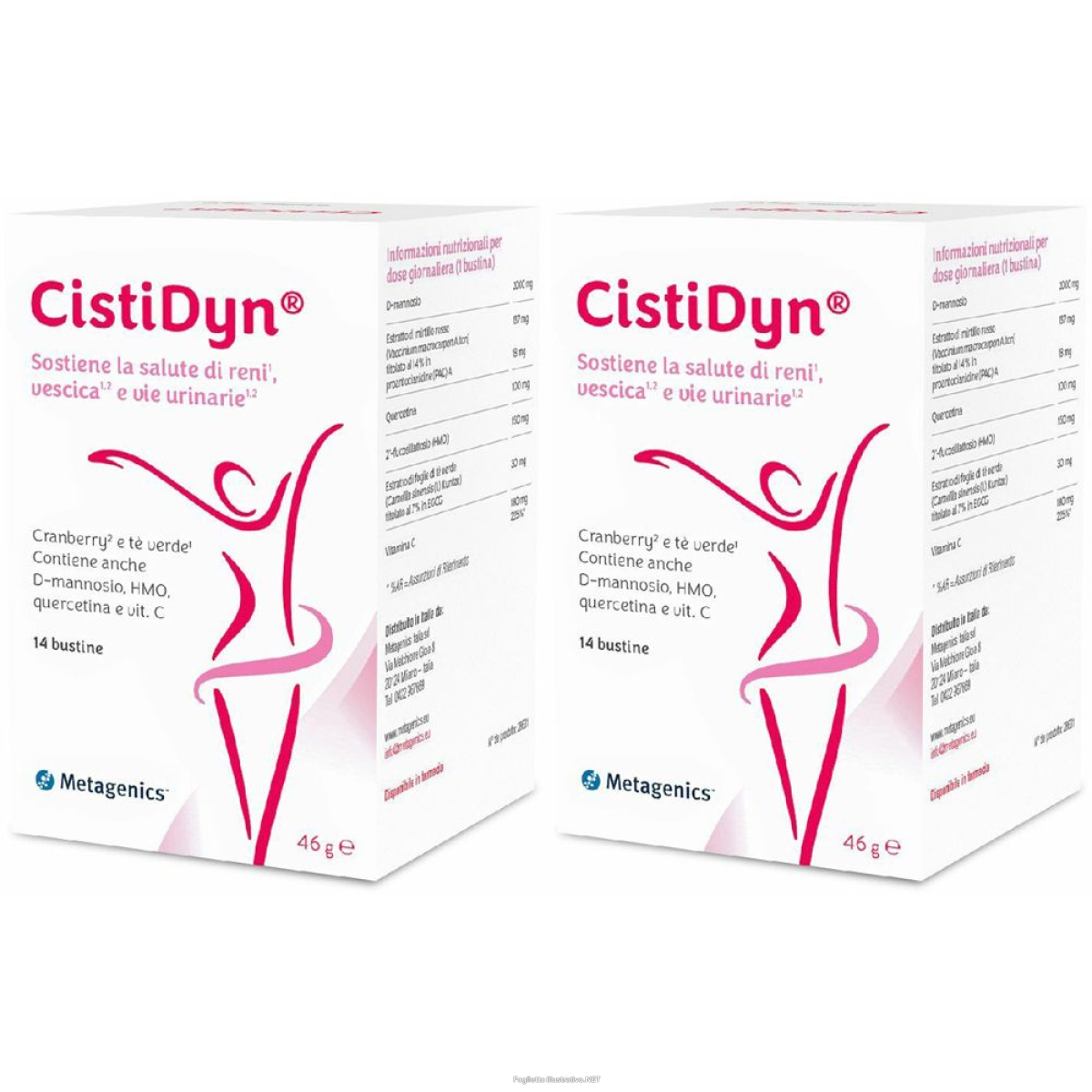 Cerca Offerte di metagenics™ cistidyn® set da 2 2x46 g polvere per soluzione orale e acquista online