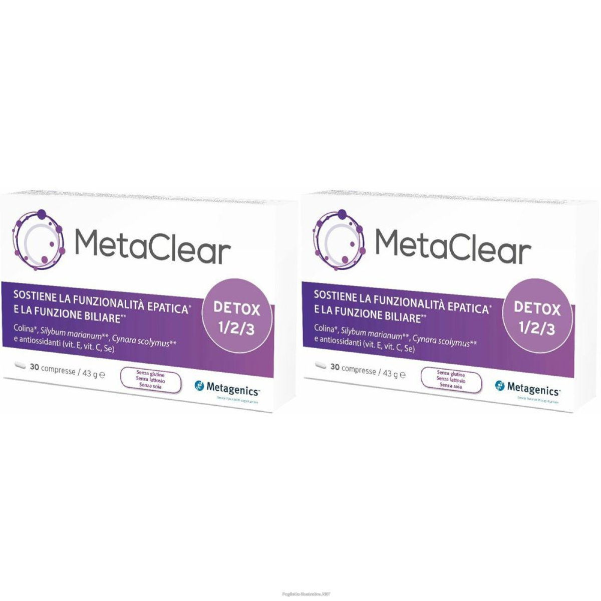 Cerca Offerte di metagenics™ metaclear® 30 compresse set da 2 2x43 g e acquista online