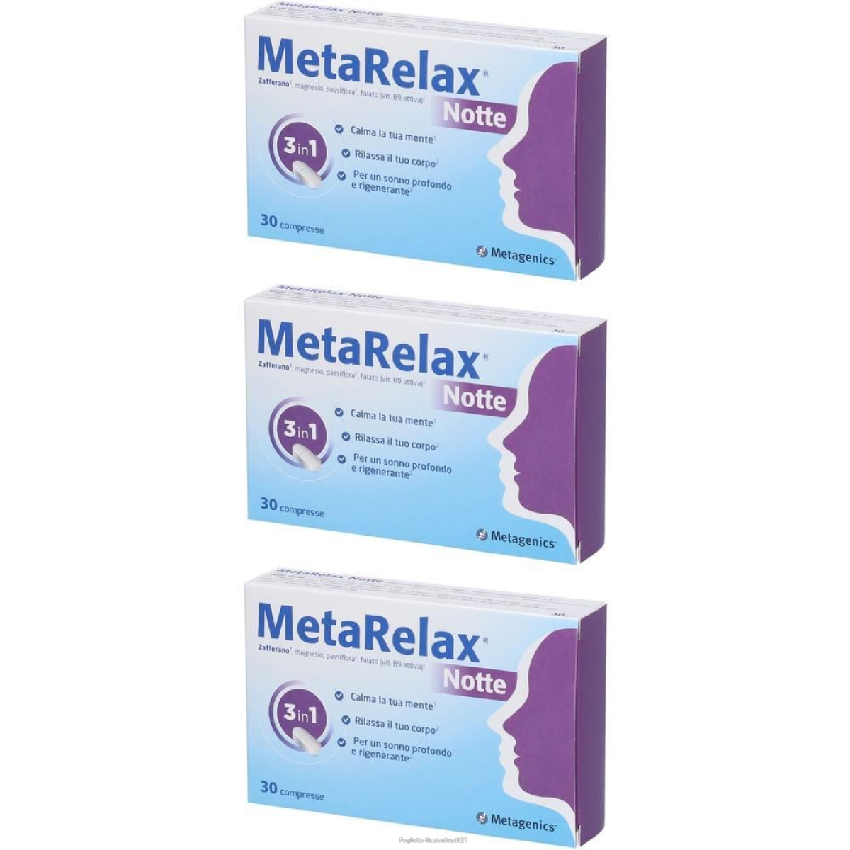 Cerca Offerte di metagenics metarelax notte 30 compresse 3x30 pz e acquista online