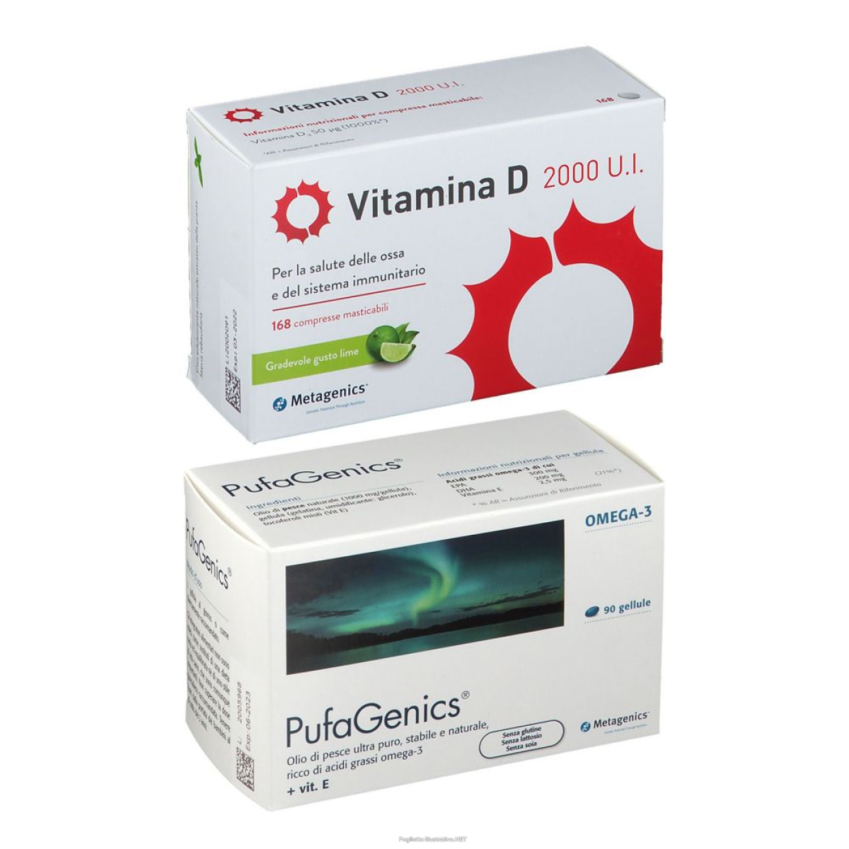 Cerca Offerte di metagenics™ pufagenics gellule + vitamina d 2000 ui 1 pz set e acquista online