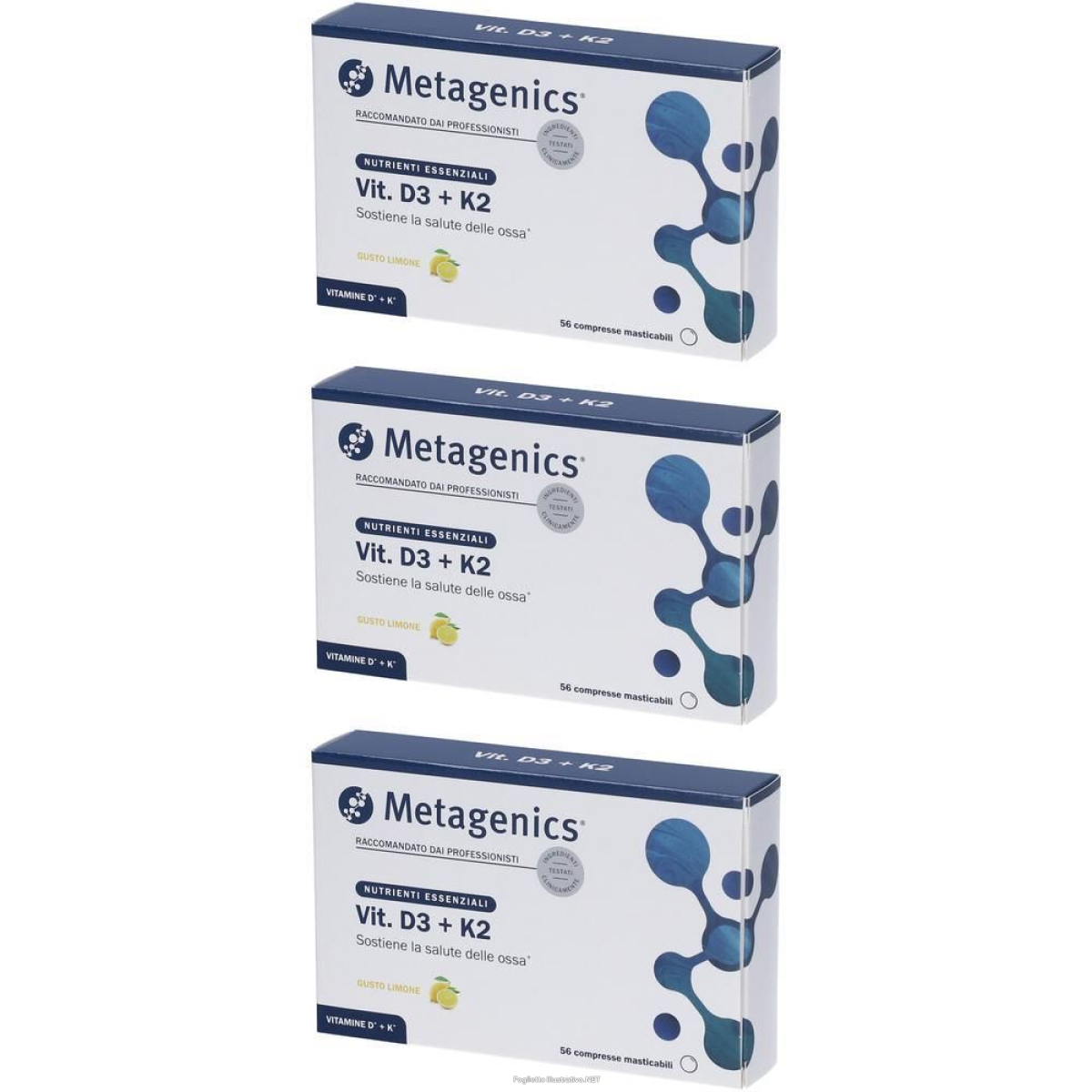 Cerca Offerte di metagenics vit d3+k2 56 compresse masticabili 3x14 g e acquista online