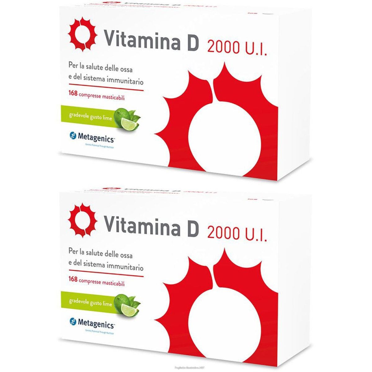 Cerca Offerte di metagenics vitamina d 2000 ui set da 2 2x168 pz compresse masticabili e acquista online