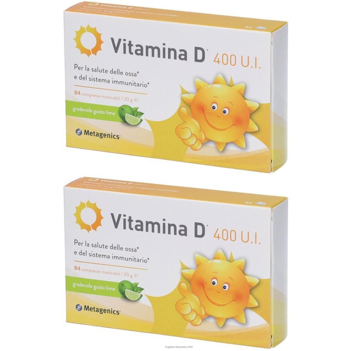 Cerca Offerte di metagenics™ vitamina d 400 iu 2x84 pz compresse masticabili e acquista online
