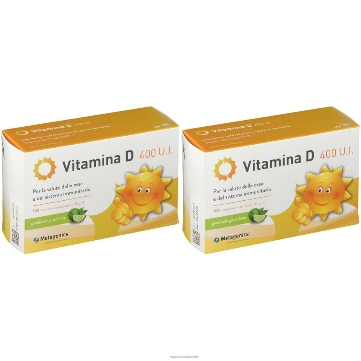 Cerca Offerte di metagenics™ vitamina d 400 iu set da 2 2x42 g compresse e acquista online