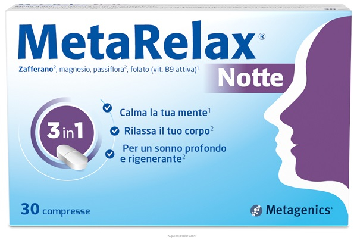 Cerca Offerte di metarelax notte integratore per rilassare mente e corpo e favorire il riposo notturno 30 compresse e acquista online