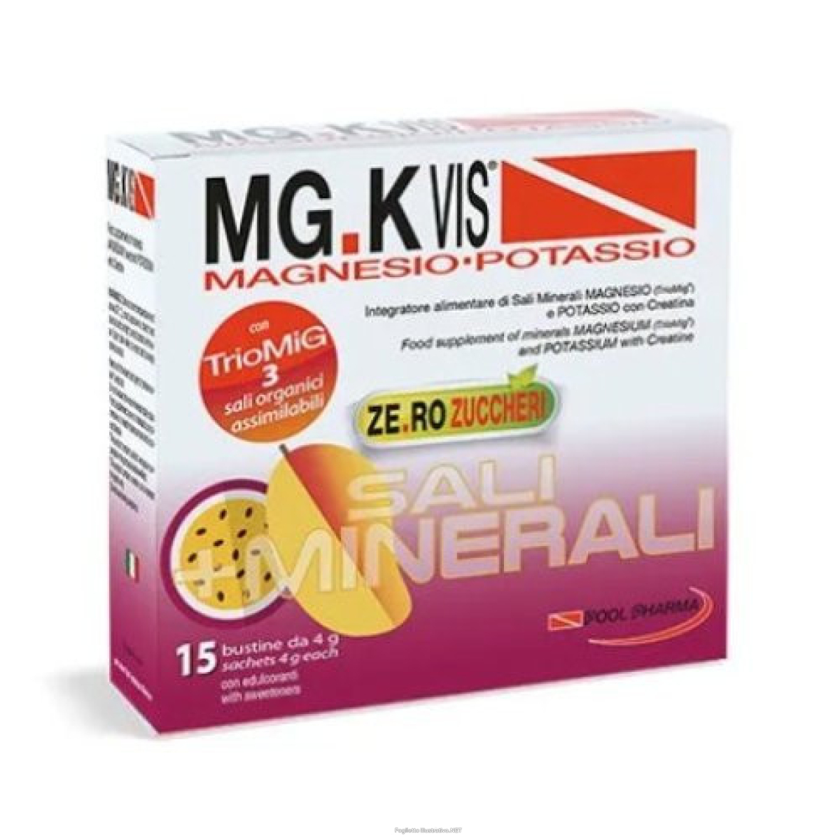 Cerca Offerte di mgk vis integratore magnesio e potassio zero zuccheri gusto mango passion 15 bustine e acquista online