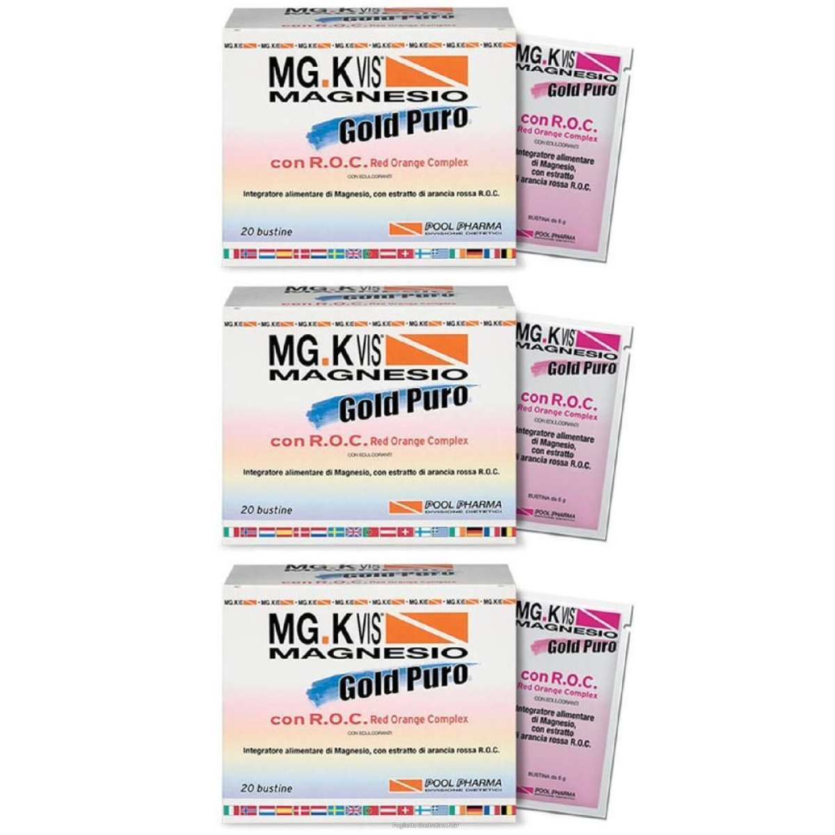 Cerca Offerte di mgk vis magnesio gold puro 20 buste 3x1 st e acquista online