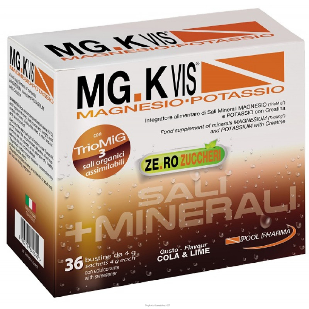 Cerca Offerte di mgk vis zero zuccheri magnesio e potassio gusto cola e lime 36 buste da 4g e acquista online