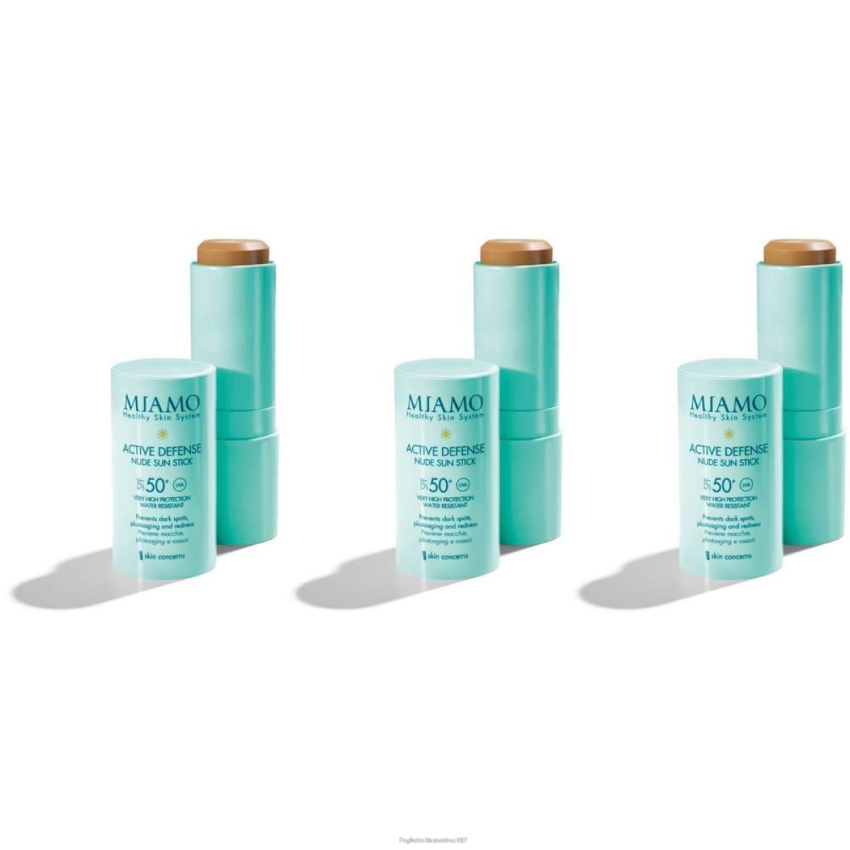 Cerca Offerte di miamo active defense nude sun stick spf50+ 3x15 g emulsione e acquista online