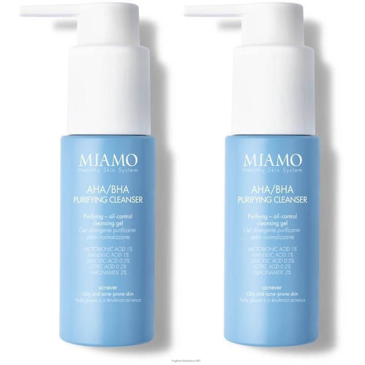Cerca Offerte di miamo aha/bha gel detergente purificante sebo normalizzante 2x50 ml ge e acquista online