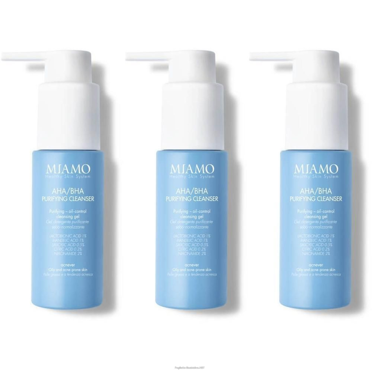 Cerca Offerte di miamo aha/bha gel detergente purificante sebo normalizzante 3x50 ml ge e acquista online