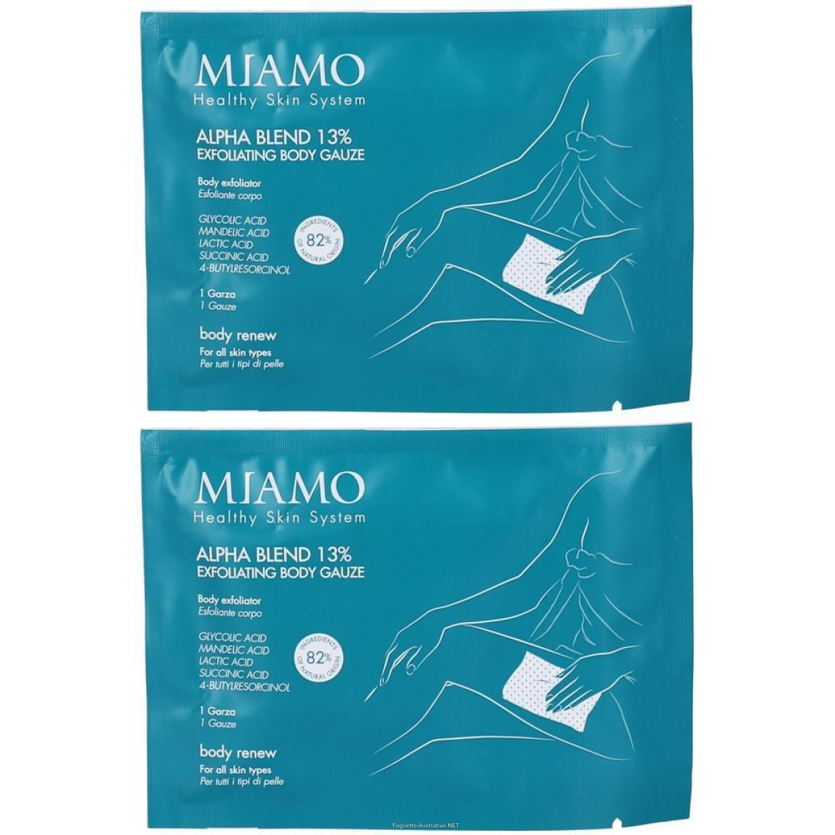 Cerca Offerte di miamo body renew alpha blend 13% exfoliating gauze inbevute 2x12 e acquista online