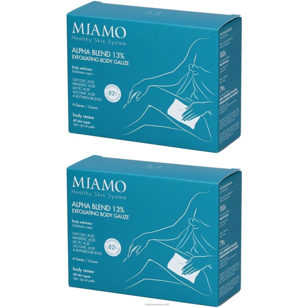 Cerca Offerte di miamo body renew alpha blend 13% exfoliating gauze inbevute set d e acquista online