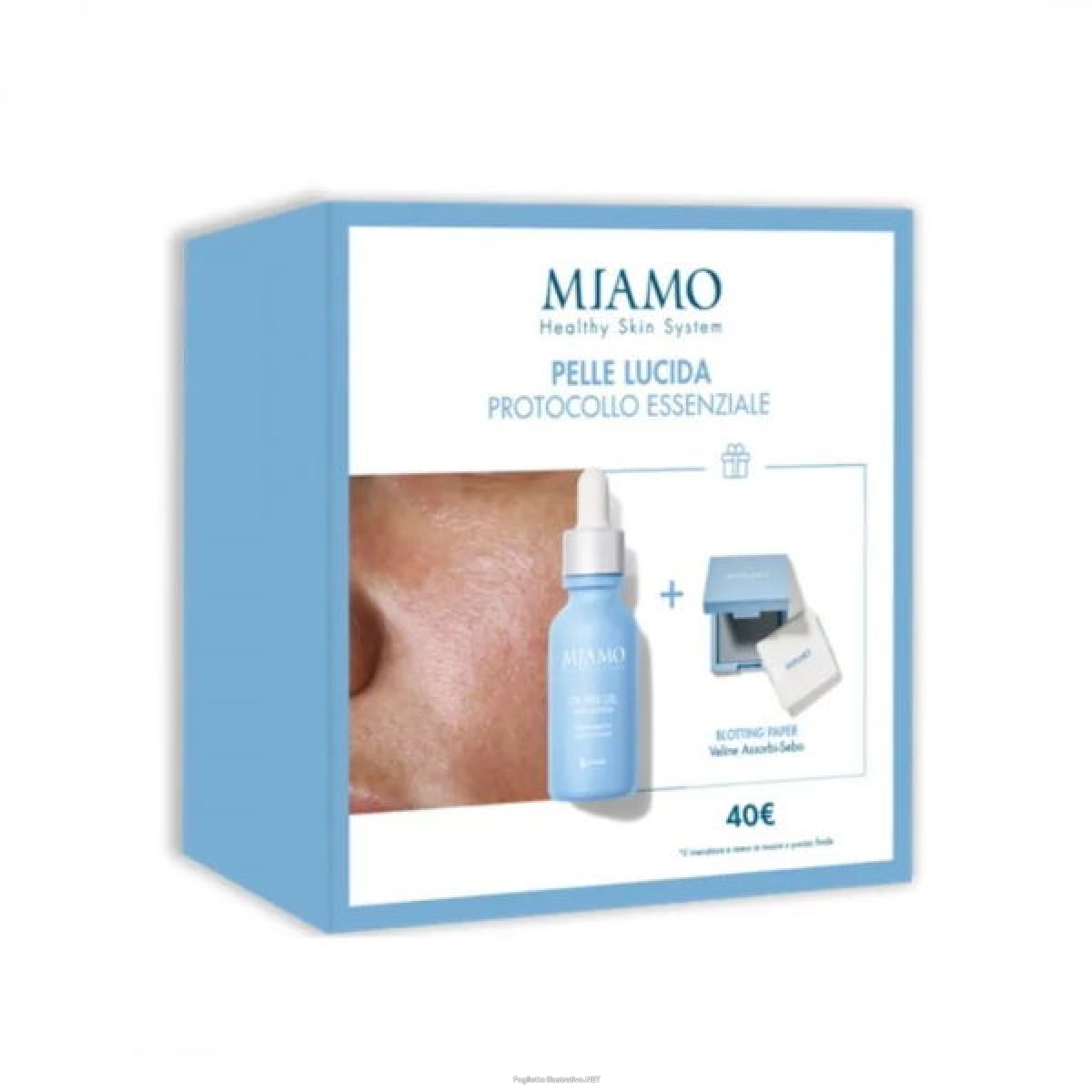 Cerca Offerte di miamo cofanetto 2025 protocollo pelle lucida 1 oil free gel30 ml + 1 blotting paper e acquista online